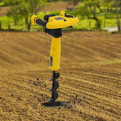 Post Hole Digger, Electric Hole Digging Machine,20V Lithium Battery Earth Auger,350W Gardening Digging Tool,Portable Drill for Planting,Electric Auger,Outdoor Digging Machine