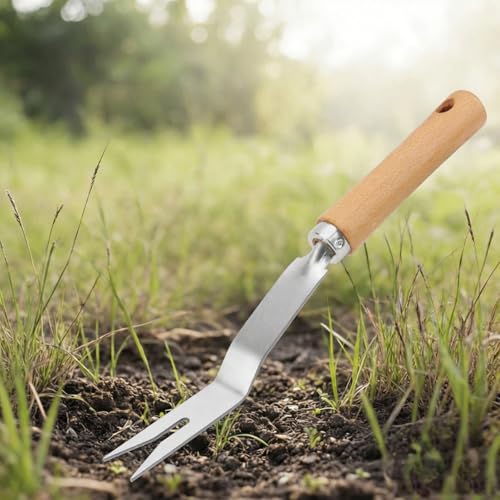 Stainless Steel Weed Puller Tool for Lawn and Garden, Heavy Duty Root Lifter, Leverage Design for Deep Digging and Easy Stand-Up Weeding, Rust-Proof Yard Care Tool