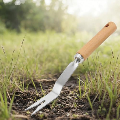 Stainless Steel Weed Puller Tool for Lawn and Garden, Heavy Duty Root Lifter, Leverage Design for Deep Digging and Easy Stand-Up Weeding, Rust-Proof Yard Care Tool