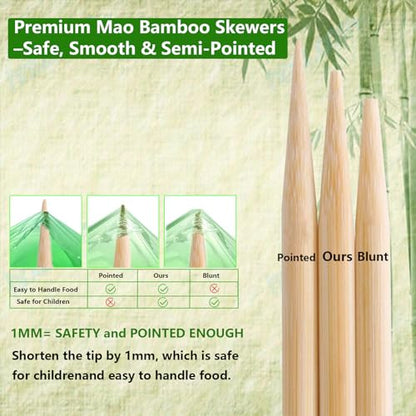 125Pcs 2.5ft/30in Bamboo Plant Stakes, Garden Stakes, Bamboo Stakes for Tomato, Beans, Potted Plants, Smores Sticks for Fire Pit, Natural Support for Gardening, BBQ, Camping, Home Cooking - size: 30in - Bamboo