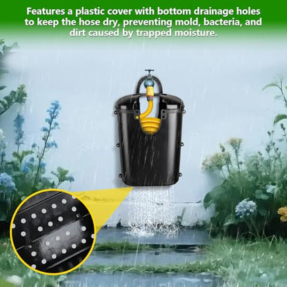 garden hose reel.Courtyard Hose boxes, garden hoses Box。Black