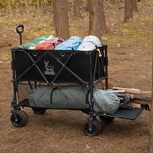 Double Decker Wagon 600lb Capacity & 400L Collapsible Sports Wagon