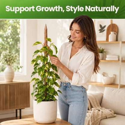 48'' Moss Pole Monstera Plant Support for Climbing Indoor Plants - size: 1-Pack (48 in)