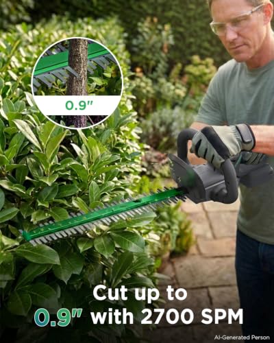 22-Inch 20V Brushless Cordless Dual-Action Hedge Trimmer