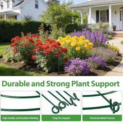Peony Cages and Supports Pack 3 PCS,15.8" Dx23.6 H Heavy Duty Plant Support Cage Set for Hydrangeas, Roses and Tomatoes,– Garden Stakes & Plant Cages for Outdoor Plants(15.8" Wx23.6 H-3 Pack) - size: 15.8" Wx23.6" H-3 Pack