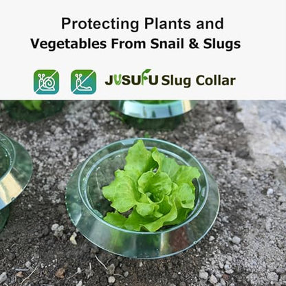 10 Pack Slug Collars for Plants