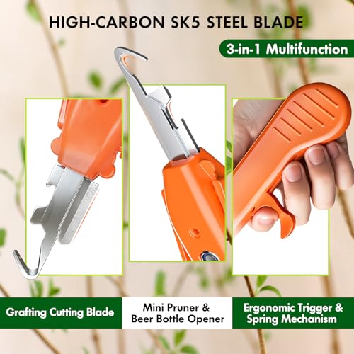 Mini Pruner Pro – 0.4" Precision Snips with Protective Flip Cover