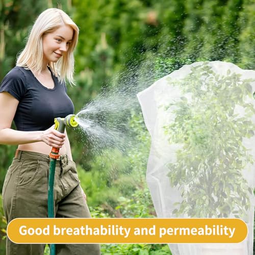 SooGree Garden Mesh Netting - Durable, All - Purpose Protection Ultra-Light Insect Barrier Netting Fine Mesh Plant Cover Bird, Pest, Insect Protection for Vegetables, Fruits & Flowers (39'' x 59'')