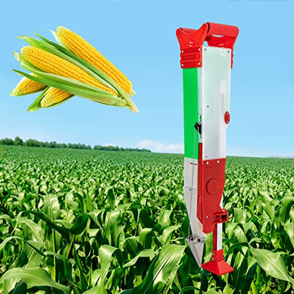Manual Seed Spreader, Adjustable Height Handheld Seeding Machine, Small Seed Planter Tool, Peanut Corn Bean Planter for Household Garden Patio Flower Plant Vegetable