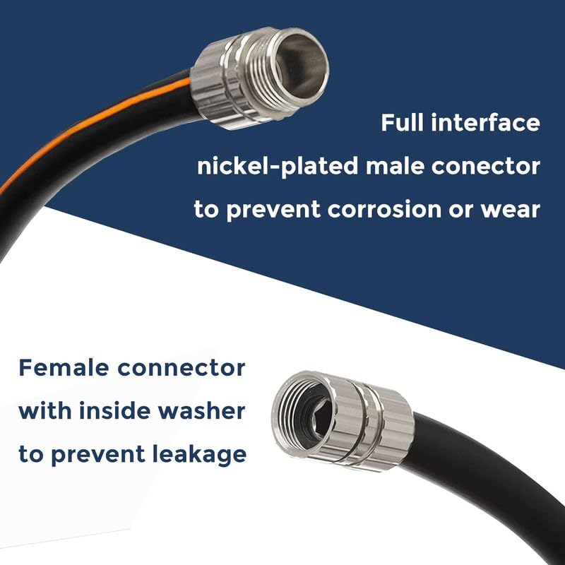 Giraffe Tools Garden Hose 5/8", 12ft Male to Female - size: 12ft Male to Female Hose