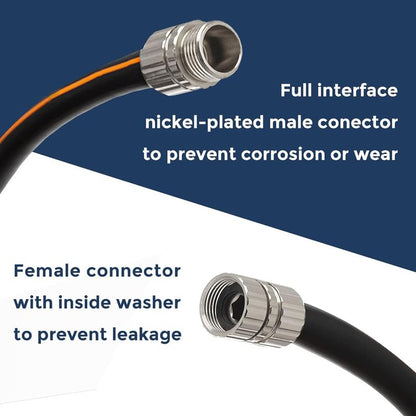 Giraffe Tools Garden Hose 5/8", 20ft Lightweight Hybrid Hose - size: 20ft Male to Female Hose