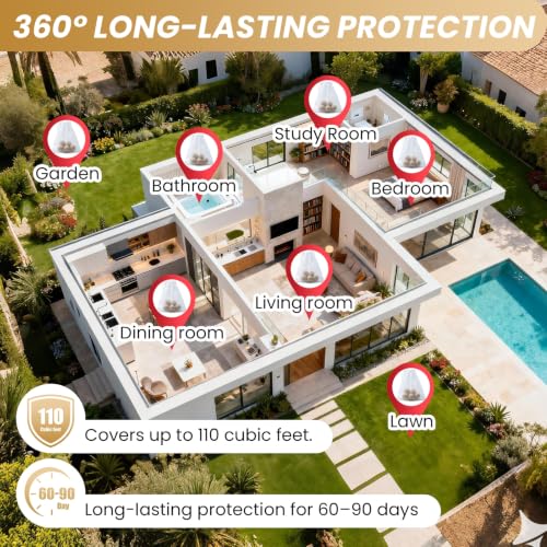 Rodent Repellent 36 Balls, Mouse Repellent for Indoor & Outdoor Use