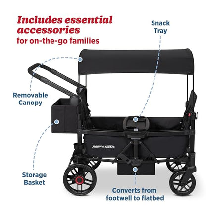 Radio Flyer Voya 2.0 2-Seat Stroller Wagon, for Kids 6+ Months, Lightweight - size: 2.0 (NEW)