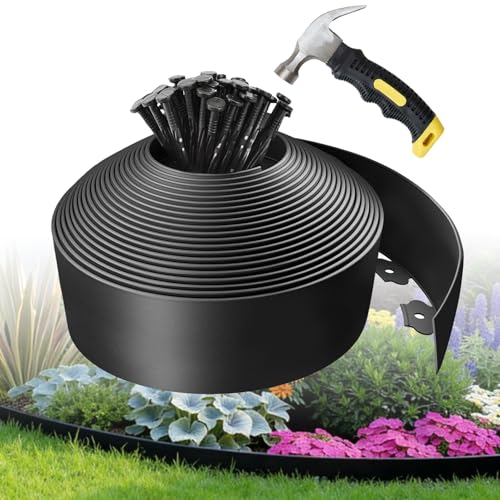 Kryonix 4 in x 40 ft Landscape Edging with Stakes - size: 4IN x 40FT