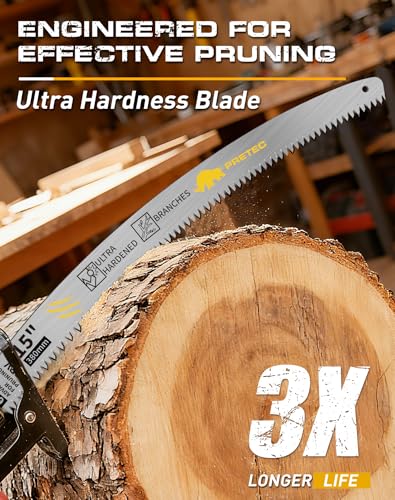 15-Inch Arc Edge Reciprocating Saw Blades, 6TPI for Wood Pruning, 5 Pack - size: 15 INCH