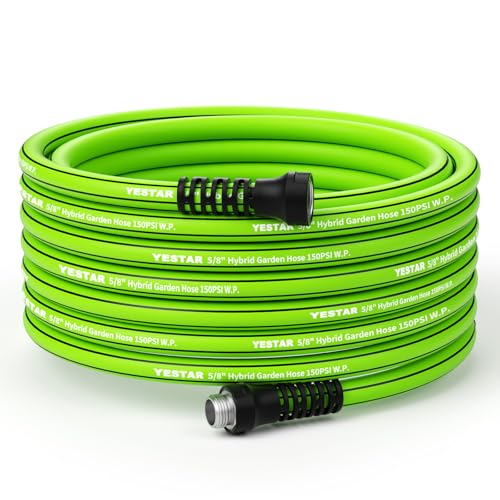 Garden Hose 50 ft x 5/8",Heavy Duty Water Hose - color: Light Green, size: 50FT