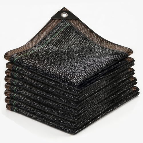Garden Shade Cloth Suitable for Plants Outdoor Vegetables with Buckle Holes Greenhouse Chicken Coop Dog Kennel Courtyard Shade net Tarp Netting Waterproof Fabric 90%, 20FT*20FT - color: Style:90%, size: 20FT*20FT
