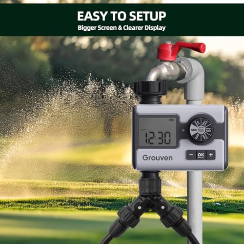 Drip Irrigation System Water Timer Automatic Irrigation Kit DIY Garden - style: drip irrigation kits