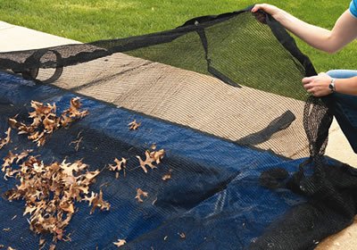 Leaf Net Cover for 20-Foot-by-40-Foot Rectangle In-Ground or Above-Ground Swimming Pools | Keeps Leaves and Other Debris Off Your Winter Pool Cover - size: 20' x 40' Rectangle