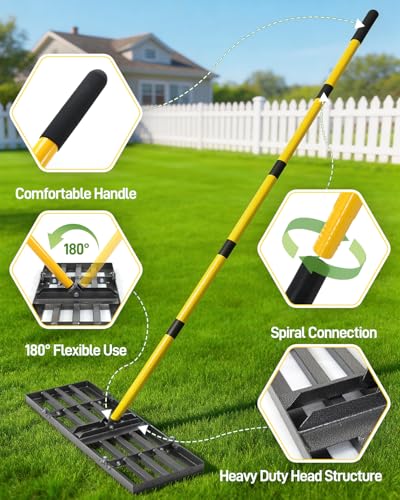 Joyhalo 48in Lawn Leveling Rake - size: 48in
