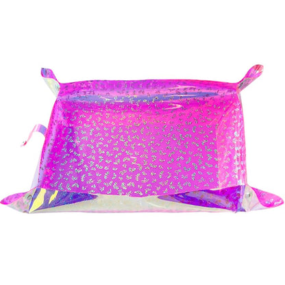 Kasepie Pink PVC Plant Repotting Mat, 19x27 Inch, Foldable Dirt Control Tray for Indoor Transplanting, Gardening Gift for Women and Men (Pink+Butterfly) - color: Pink+butterfly