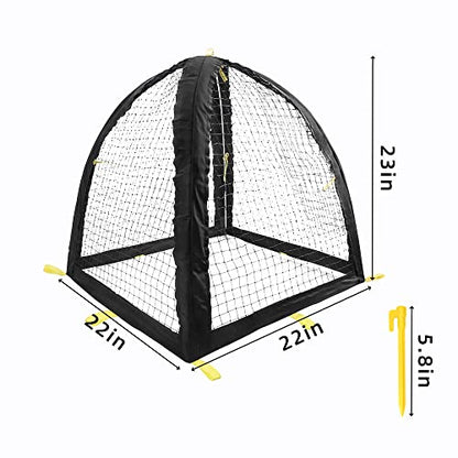 2PCS Pest Guard Cover-22 x 22 x 23 Inch Mesh Plant Cover for Pests-Garden Plants Cloche Tent for Protect Plants Vegetables Fruits Shrubs from Squirrel Animal Eating - color: S-2pcs