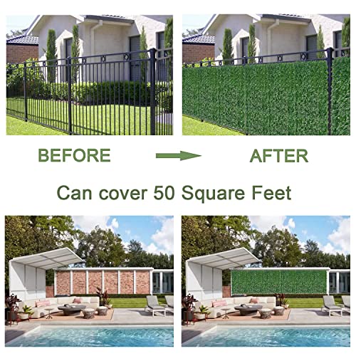 Bybeton 60"x120" (50sqft) Ivy Privacy Fence - size: 60*120 IN