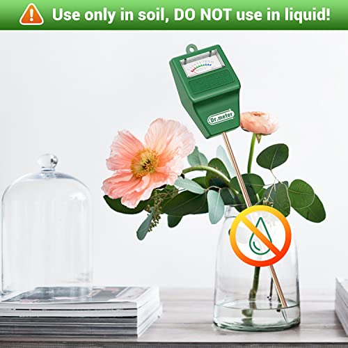 Dr.meter Soil Moisture Meter for Plants, Plant Water Gauge Test Kit - color: Green