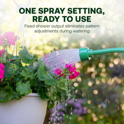 Rain Bird TCNZLWAND16 Watering Wand Garden Hose Nozzle, 16 Inch - Thumb Flow Control, Shower Spray Pattern, Comfort Grip, 3/4 in. GHT for Plants, Flower Beds & Outdoor Cleaning - Green and Black - size: Shower Pattern
