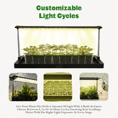 Epic Gardening Seed Starting Grow Light - Full-Spectrum LED - Standard - size: Standard