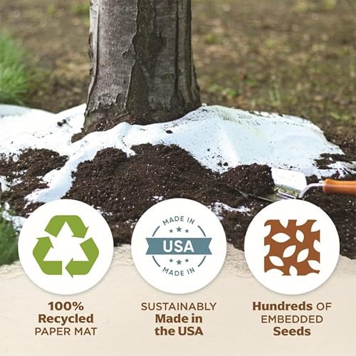 Seed Mat - Easy to Plant and Grow Garden Seeds - Creates Fragrant, Vibrant Flower Garden (Bird Lover’s Delight Flower Garden - 1 Mat)