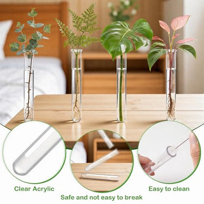 Test Tubes for Plants 16 Pack 20ml Acrylic Tubes