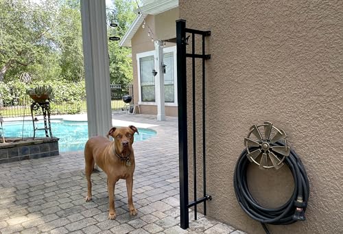Zeckos Garden Hose Holder Farmhouse Windmill 12 Inch Cast Iron Bronze - color: Windmill - Bronze