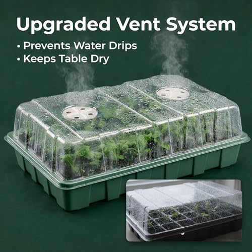 Gardzen 5 Pack 40 Cell BPA Free Seed Starter Tray Kit - size: 5-Pack