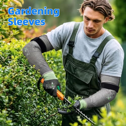 Schwer 20 Pairs 18in A6 Cut Resistant Arm Sleeves for Gardening, S903 - color: Dark Grey, size: 18 In-20 Pairs