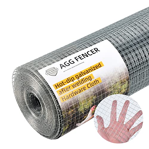 AggFencer Hardware Cloth 1/2 inch 48 x 100ft Chicken Wire Fencing - size: 1/2in 48in x 100ft