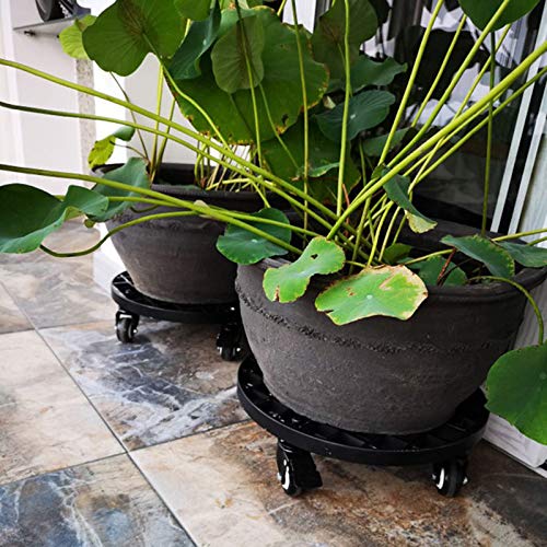Plant Stand Planter Caddy, Heavy Duty with Locking Wheels - size: 20 inches