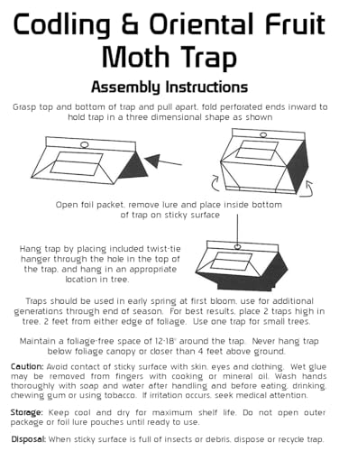 VivaTrap VT-106 Codling + Oriental Fruit Moth Trap & Lure (2 Pack)