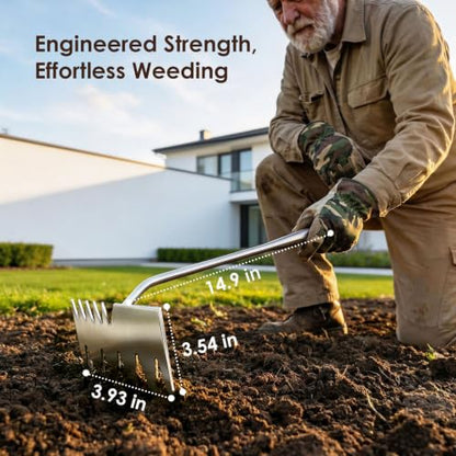 Weed Puller Tool, 2026 Upgraded Portable Manual Weeding Tools Gardening