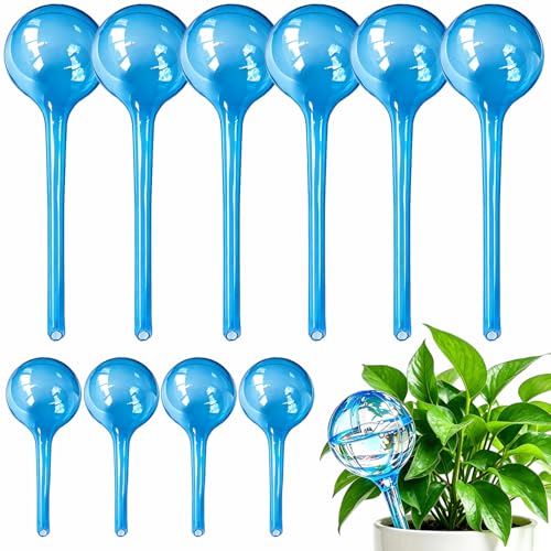 Self Watering Globes for Plant, 10pcs Auto Watering Bulb for Indoor Outdoor - color: A. Blue-6L4S