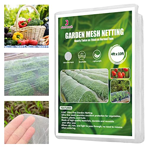 Jevrench 13 x 16 ft Garden Netting Row Cover, Ultra Fine Mesh for Plants - size: 13ft x 16ft