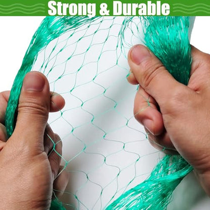 Bird Netting for Garden Protection Bird Fence Plant Netting Garden Garden Netting Mesh for Chicken Coop Deer Squirrels Poultry Protect Fruit Trees Vegetable 13x16.5ft