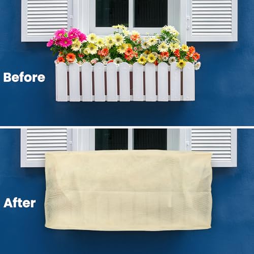 Plant Covers Freeze Protection, 2 Pack Garden Covers for Potted Plants, Frost Cloths for Outdoor Plants, Winter Protection for Vegetables & Flowers (40"×15"×18") - size: 40"x15"x18"(2 Pack)