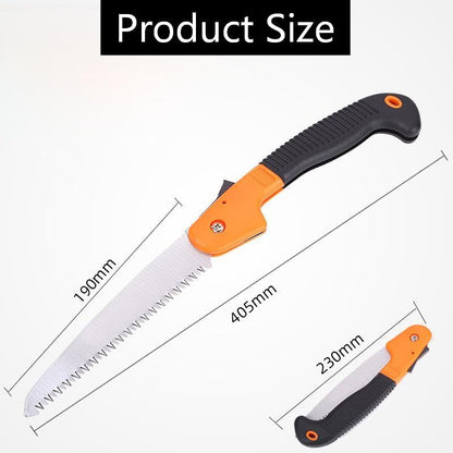 Folding Pruning Saw 7-Inch Rugged Blade Locking Hand Saw