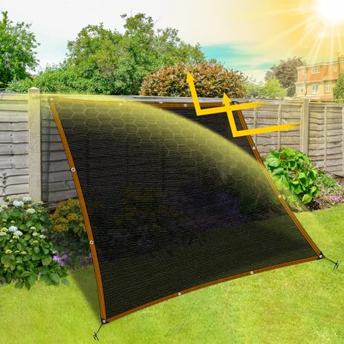Shade Cloth - for Garden 90% Plant Shades Mesh Tarp with Grommets Outdoor Sun Shades Netting for Chicken Coop Greenhouse Vegetables Pergola Patio Cover - size: 10×20FT