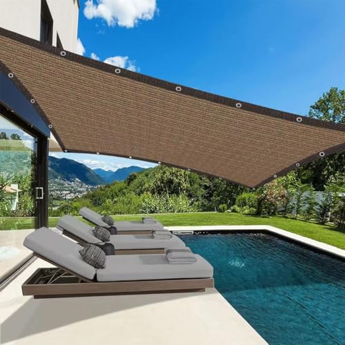 Shade Cloth,80% Sunblock Net with Metal Grommets and Reinforced Edges,Garden Sun Shade Netting,Used in Courtyards,Balconies,Carports,Greenhouse, Plants Growing,Chicken Coop Patios etc.10x12FT - size: 10×12FT