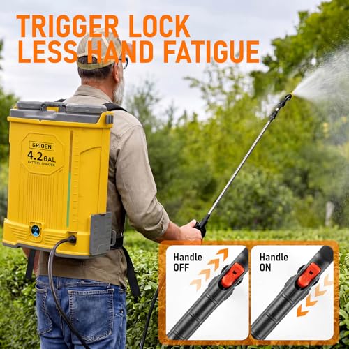 4.2 Gal Backpack Sprayer Compatible with DeWalt 20V Battery (Tool Only)