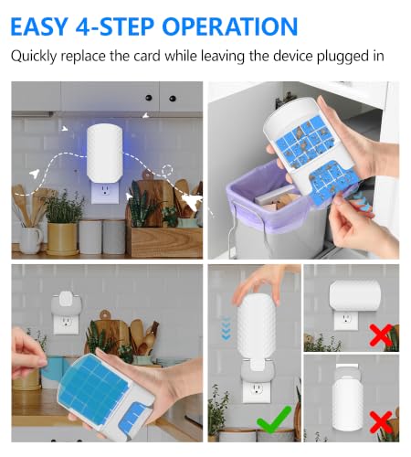 WOWCATCH Flying Insect Trap for Indoors, Plug-in Bug Catcher, 2+10 Combo - size: 2 Devices & 10 Refills