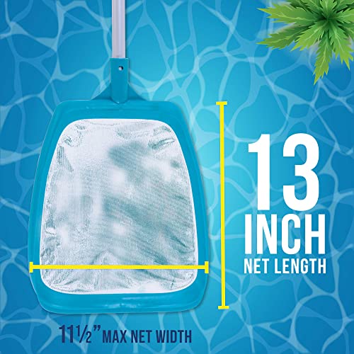 U.S. Pool Supply Swimming Pool 6 Foot Leaf Skimmer Net with 4 Deluxe - size: 60" Pole