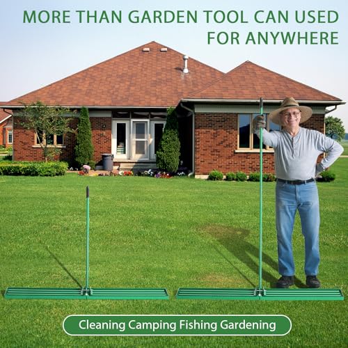 Outvita 48" x 10" Lawn Leveling Rake, Level Lawn Tool - style: 48"x10"